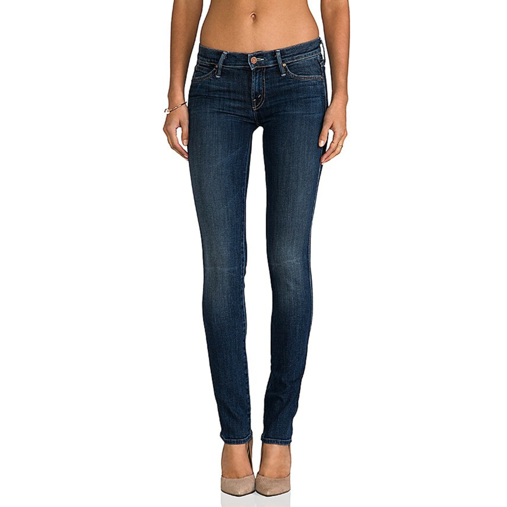 Mother The Rascal Here Kitty Kitty Straight Leg Dark Wash Size 27